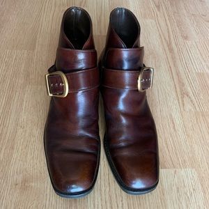 Jarman Mens Ankle Boots With Buckle Size 9